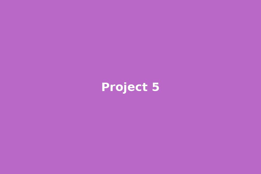 Project 5