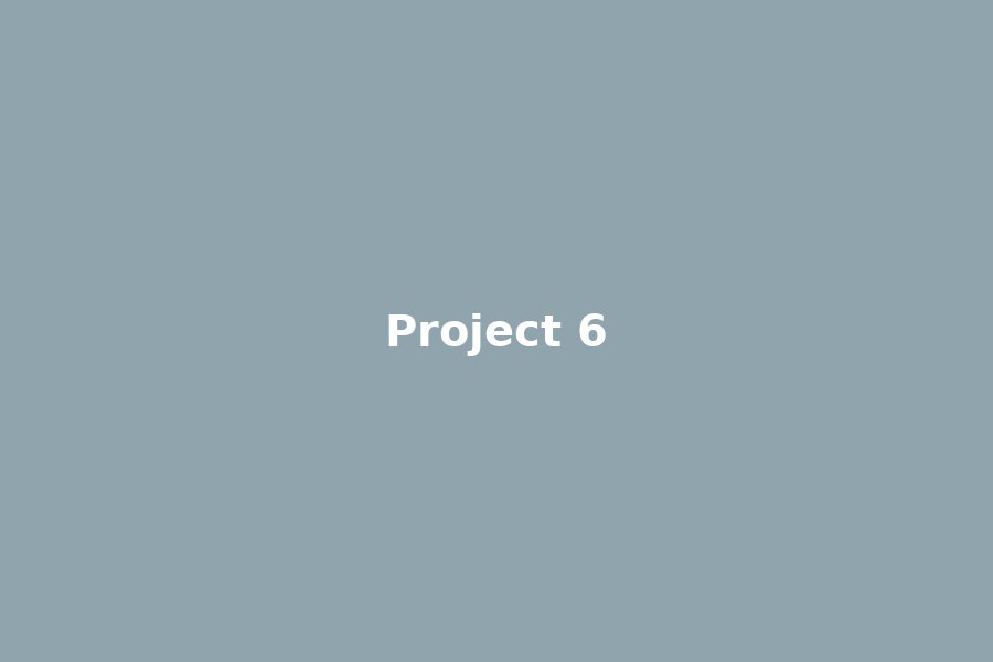 Project 6